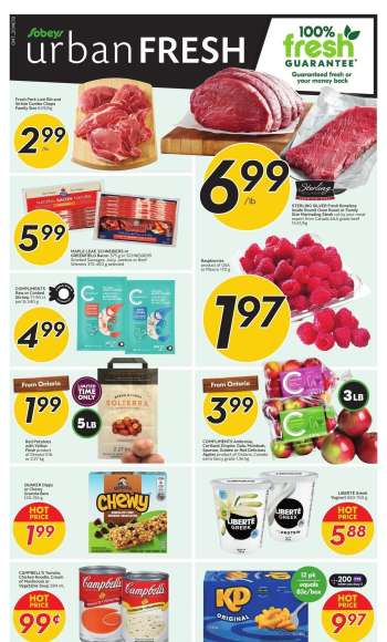 Circulaire Sobeys Urban Fresh - 24 Octobre 2024 - 30 Octobre 2024.