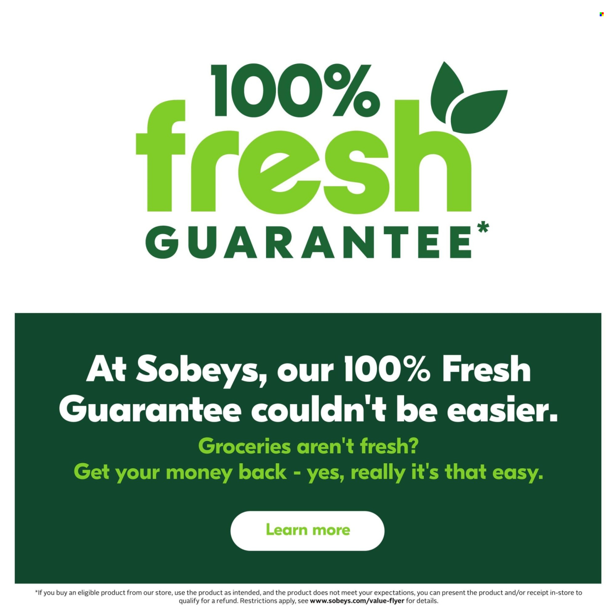 Sobeys Urban Fresh flyer - October 24, 2024 - October 30, 2024. Page 4