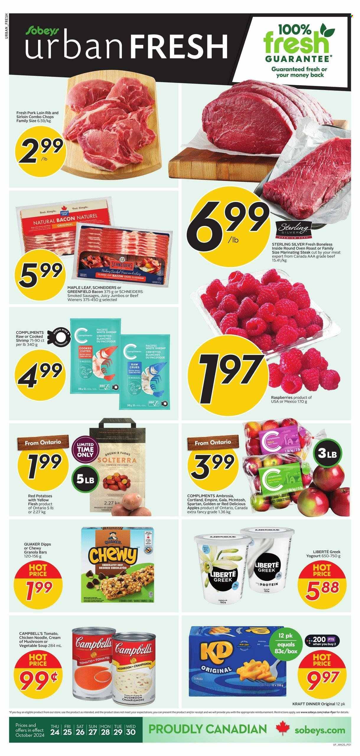 Sobeys Urban Fresh flyer - October 24, 2024 - October 30, 2024. Page 1