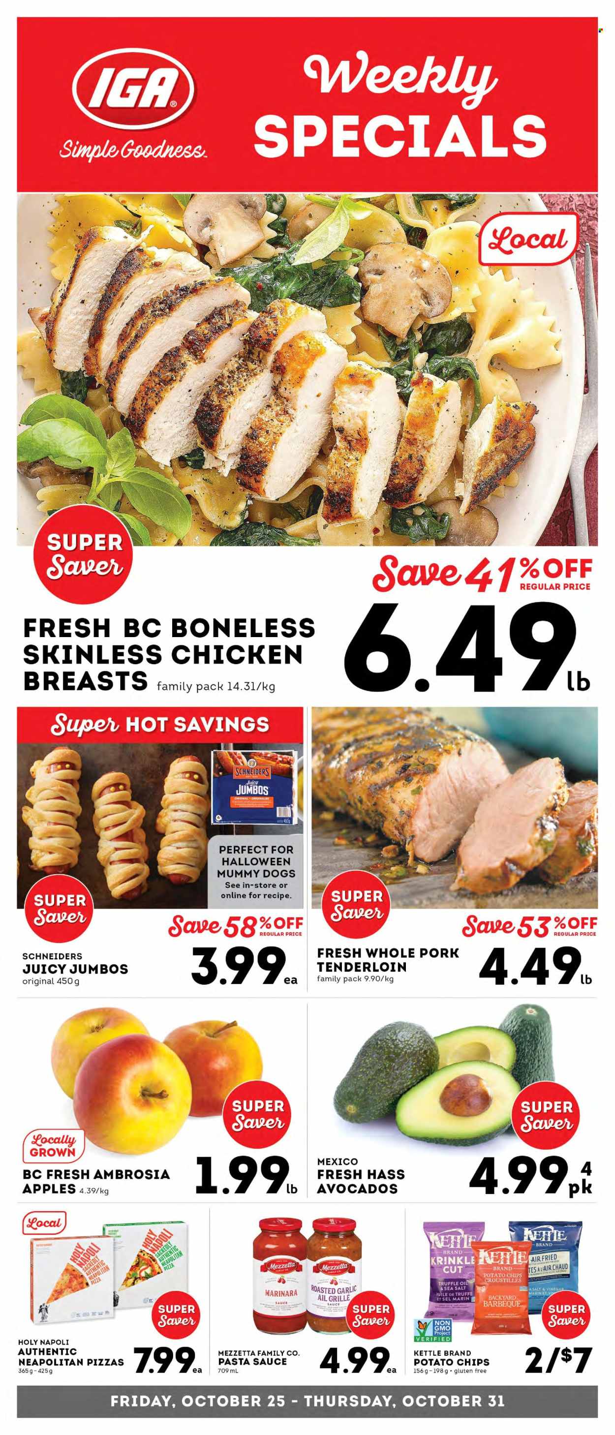 IGA Simple Goodness flyer - October 25, 2024 - October 31, 2024. Page 1