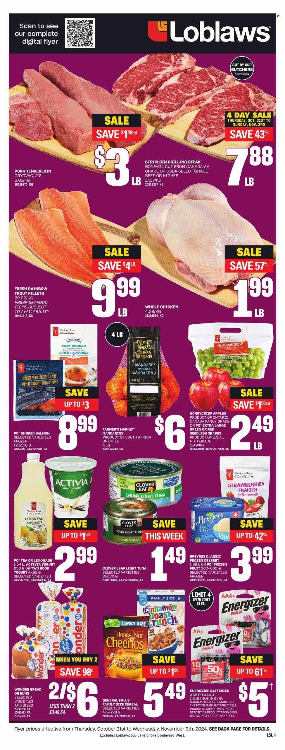 Loblaws flyer - October 31, 2024 - November 06, 2024. Page 1
