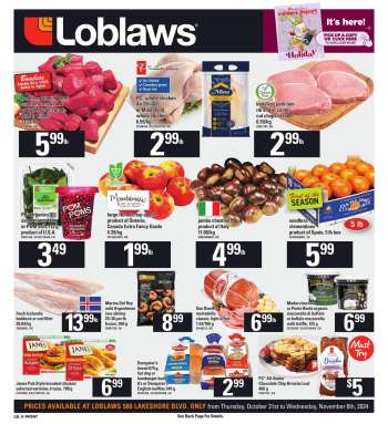 Circulaire Loblaws - 31 Octobre 2024 - 06 Novembre 2024.