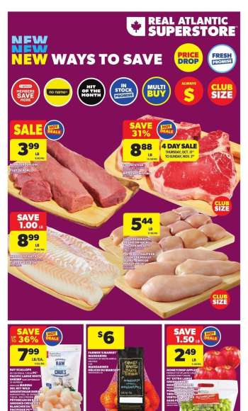Atlantic Superstore Flyer - October 31, 2024 - November 06, 2024.