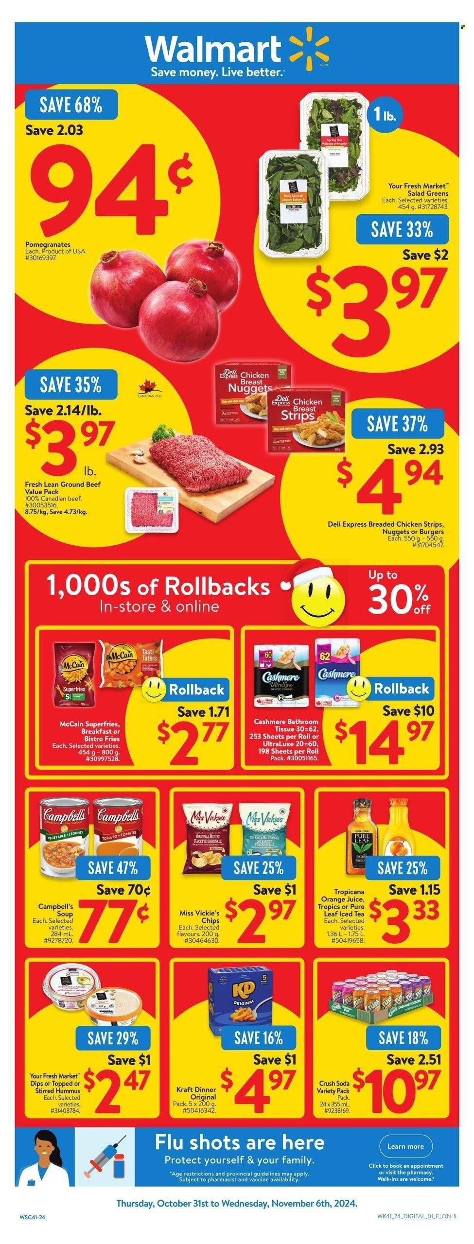 Walmart flyer - October 31, 2024 - November 06, 2024. Page 1