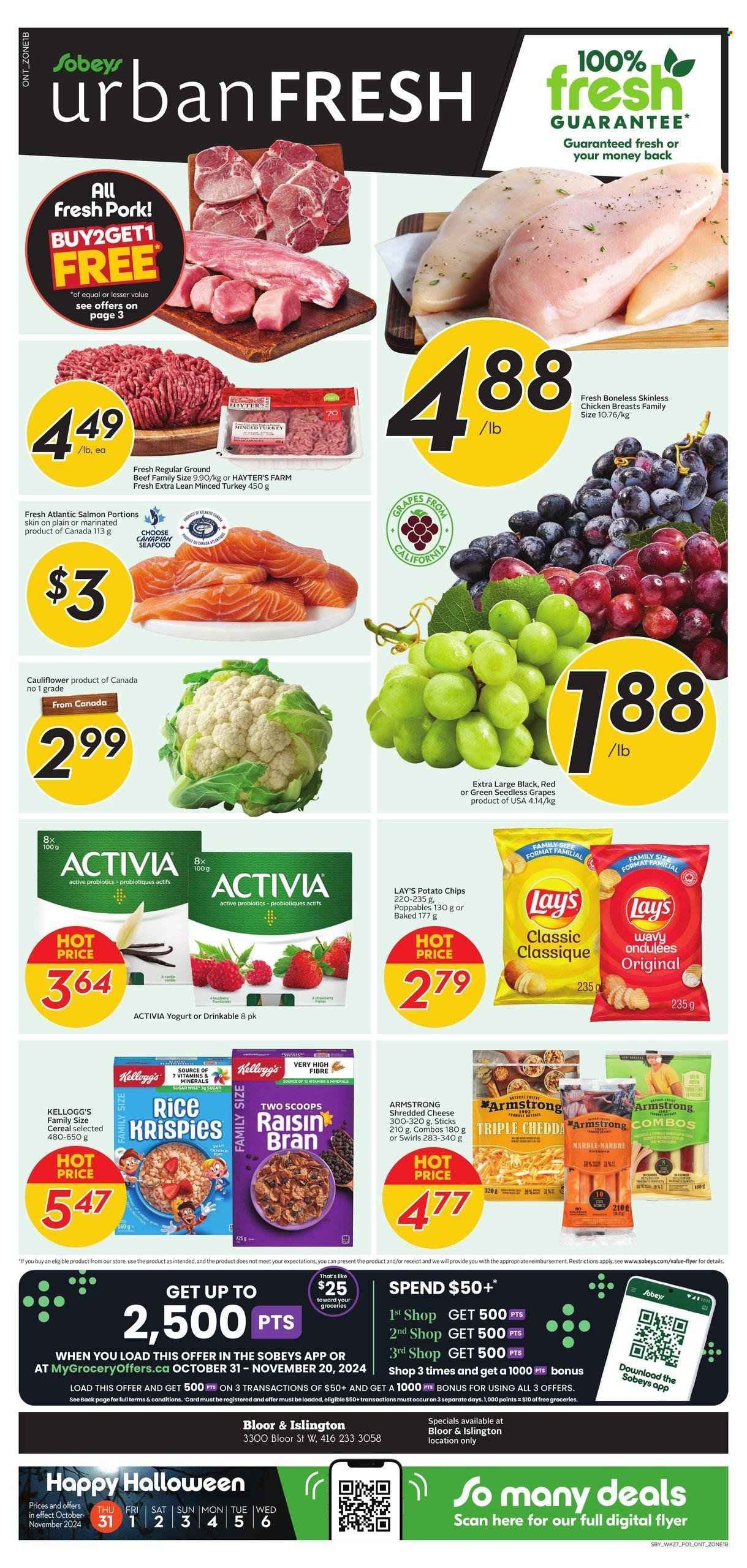 Sobeys Urban Fresh flyer - October 31, 2024 - November 06, 2024. Page 1