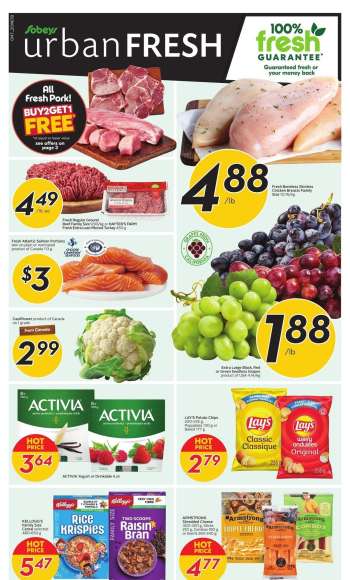 Sobeys Urban Fresh Flyer - October 31, 2024 - November 06, 2024.