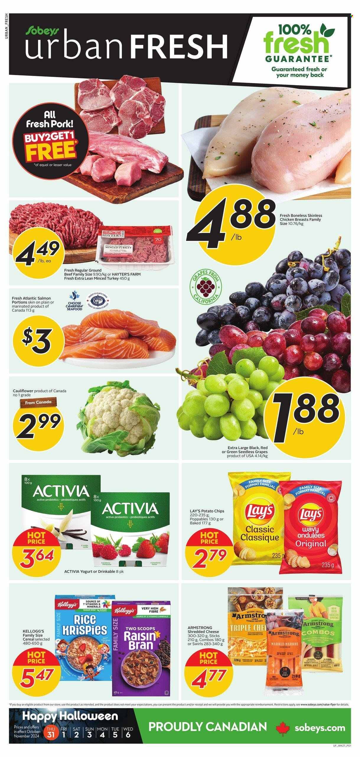 Sobeys Urban Fresh flyer - October 31, 2024 - November 06, 2024. Page 1