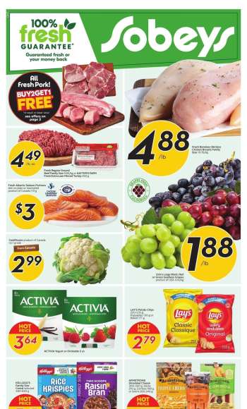 Sobeys Flyer - October 31, 2024 - November 06, 2024.