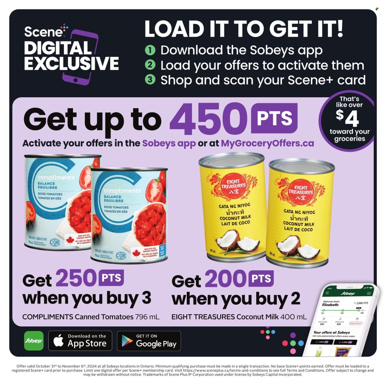 Sobeys flyer - October 31, 2024 - November 06, 2024. Page 4