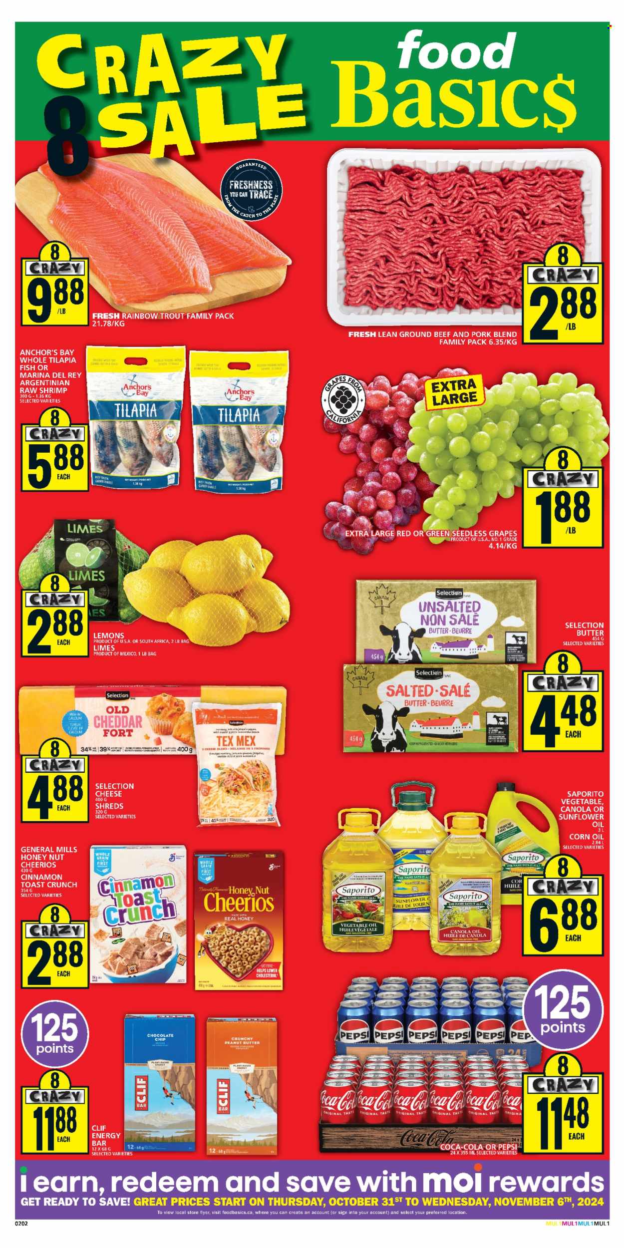 Food Basics flyer - October 31, 2024 - November 06, 2024. Page 1