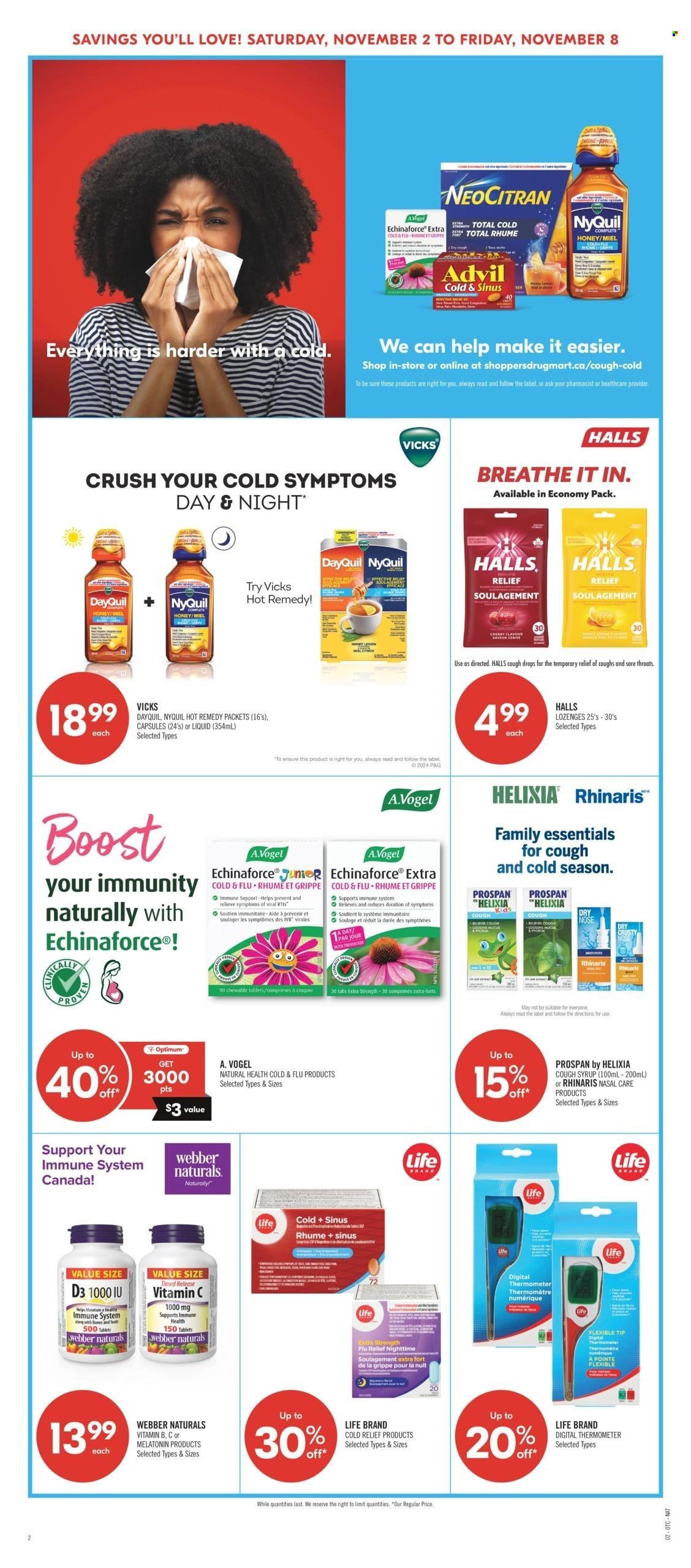 Shoppers Drug Mart flyer - November 02, 2024 - November 08, 2024. Page 18