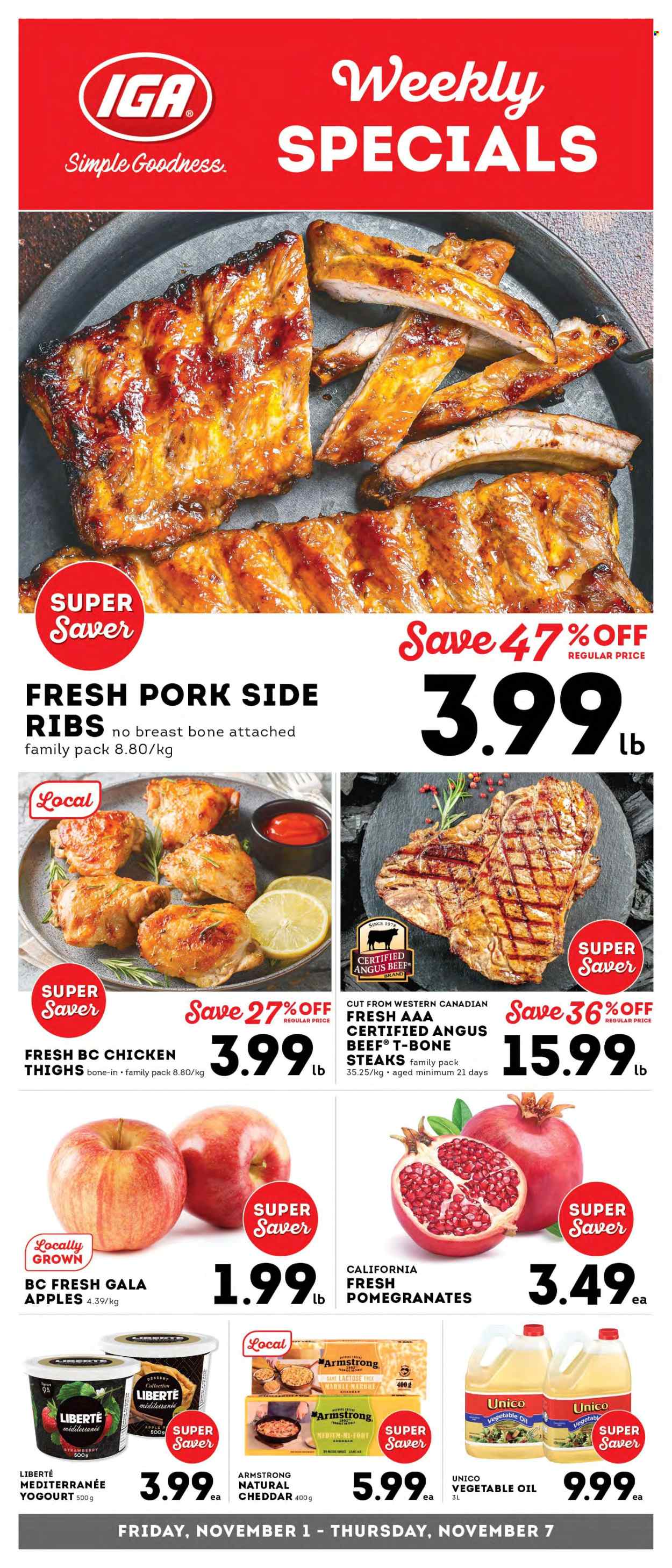 IGA Simple Goodness flyer - November 01, 2024 - November 07, 2024. Page 1