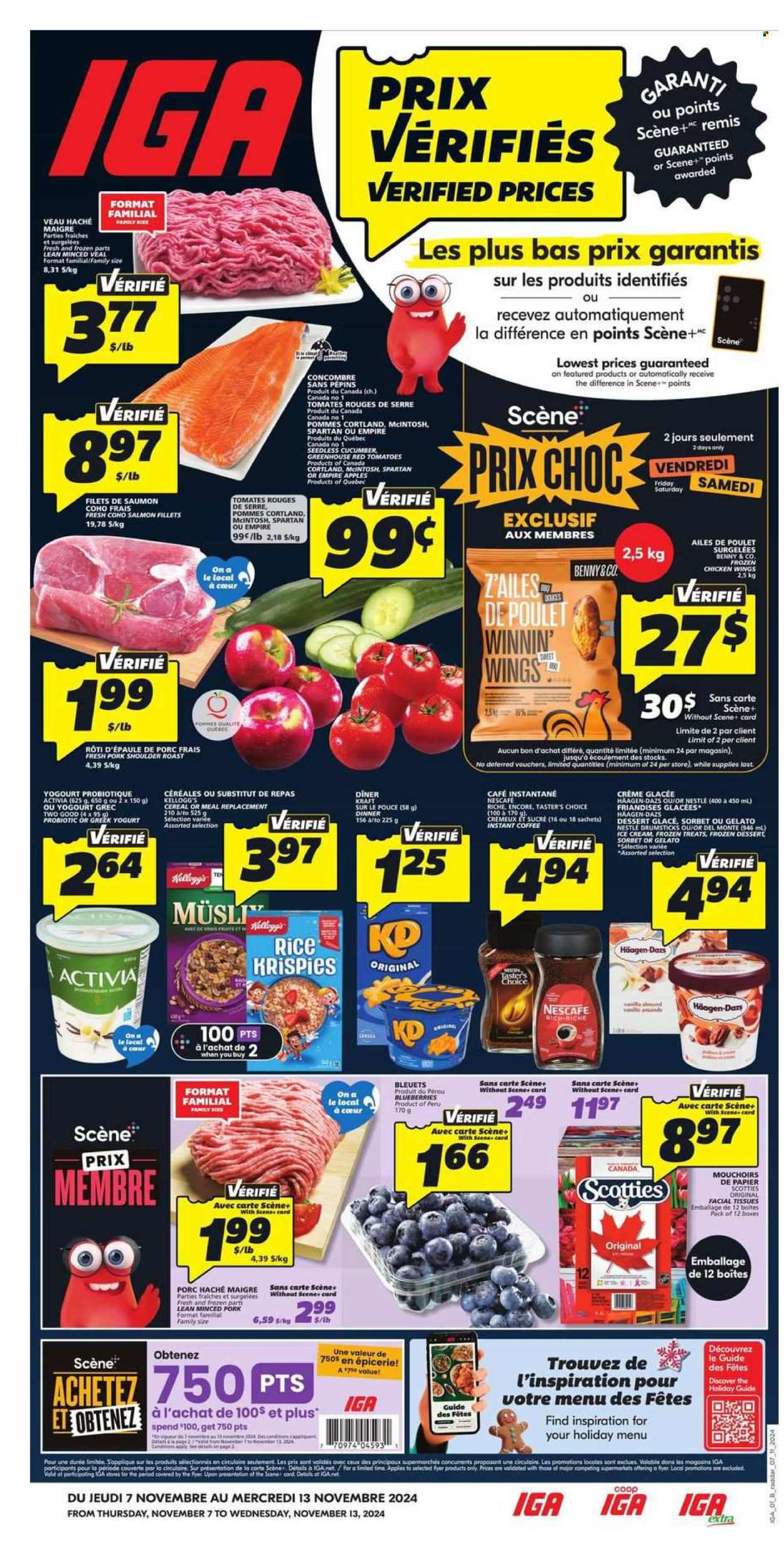 IGA flyer - November 07, 2024 - November 13, 2024. Page 1