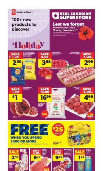 Real Canadian Superstore Flyer - November 07, 2024 - November 13, 2024.