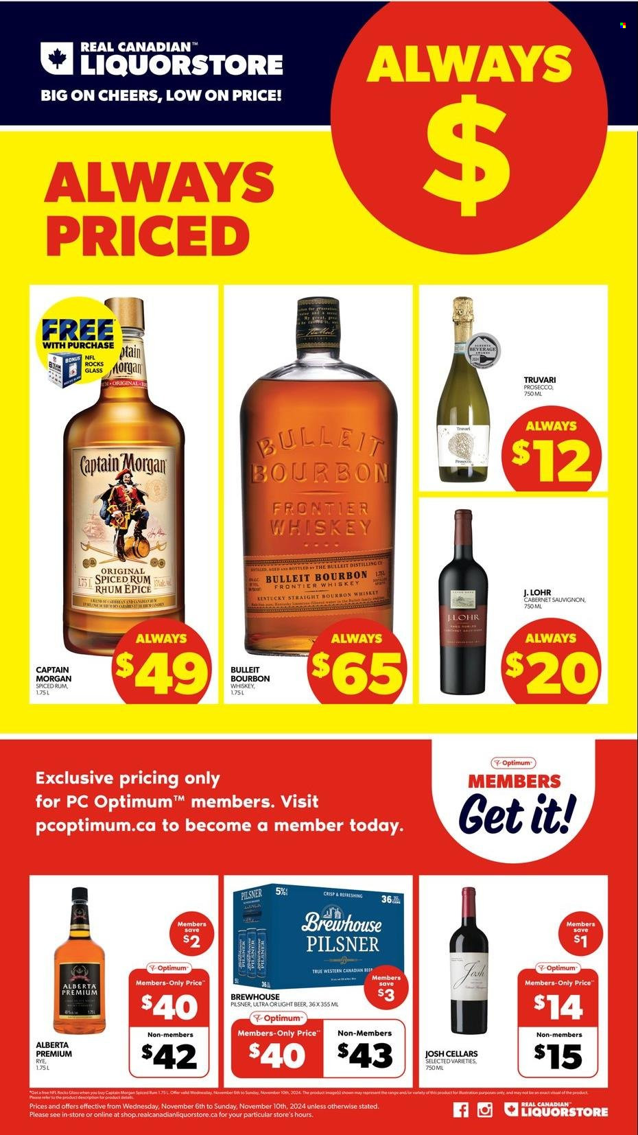 Real Canadian Liquorstore flyer - November 06, 2024 - November 10, 2024. Page 1