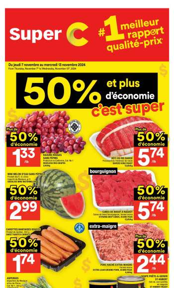 Circulaire Super C - 07 Novembre 2024 - 13 Novembre 2024.
