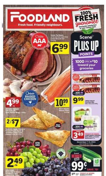 Foodland Flyer - November 07, 2024 - November 13, 2024.