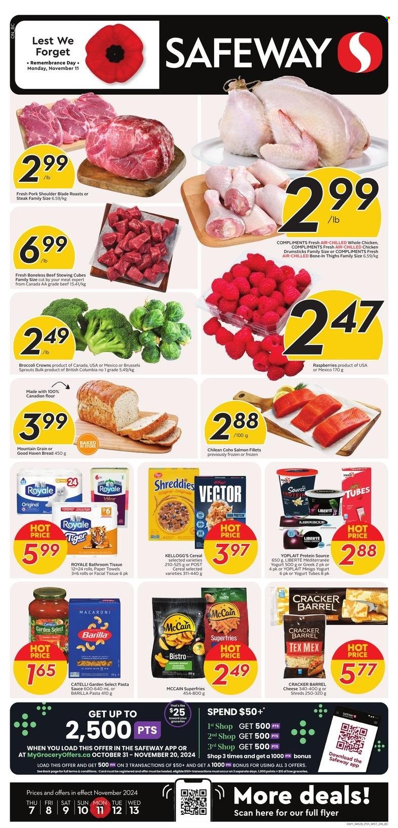 Circulaire Safeway - 07 Novembre 2024 - 13 Novembre 2024. Page 1