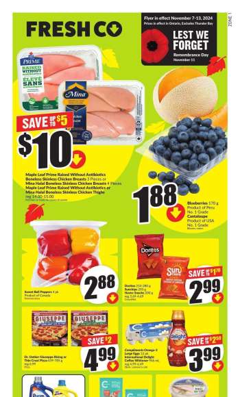 FreshCo. Flyer - November 07, 2024 - November 13, 2024.