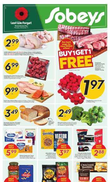 Circulaire Sobeys - 07 Novembre 2024 - 13 Novembre 2024.