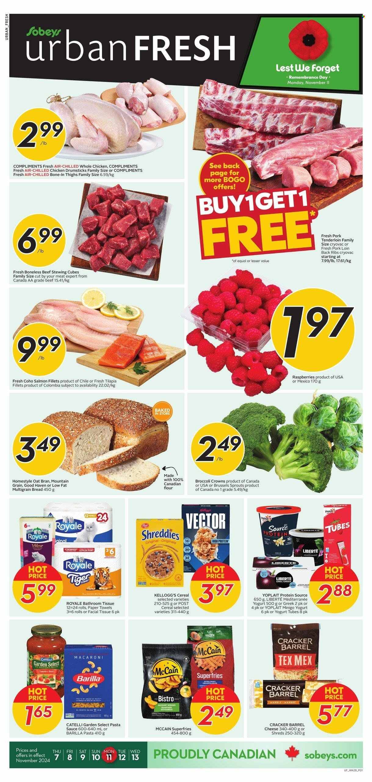 Sobeys Urban Fresh flyer - November 07, 2024 - November 13, 2024. Page 1