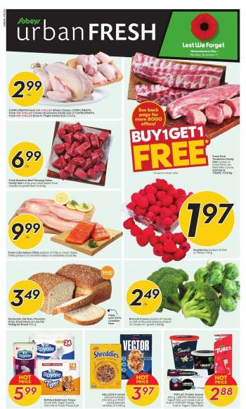Sobeys Urban Fresh Flyer - November 07, 2024 - November 13, 2024.