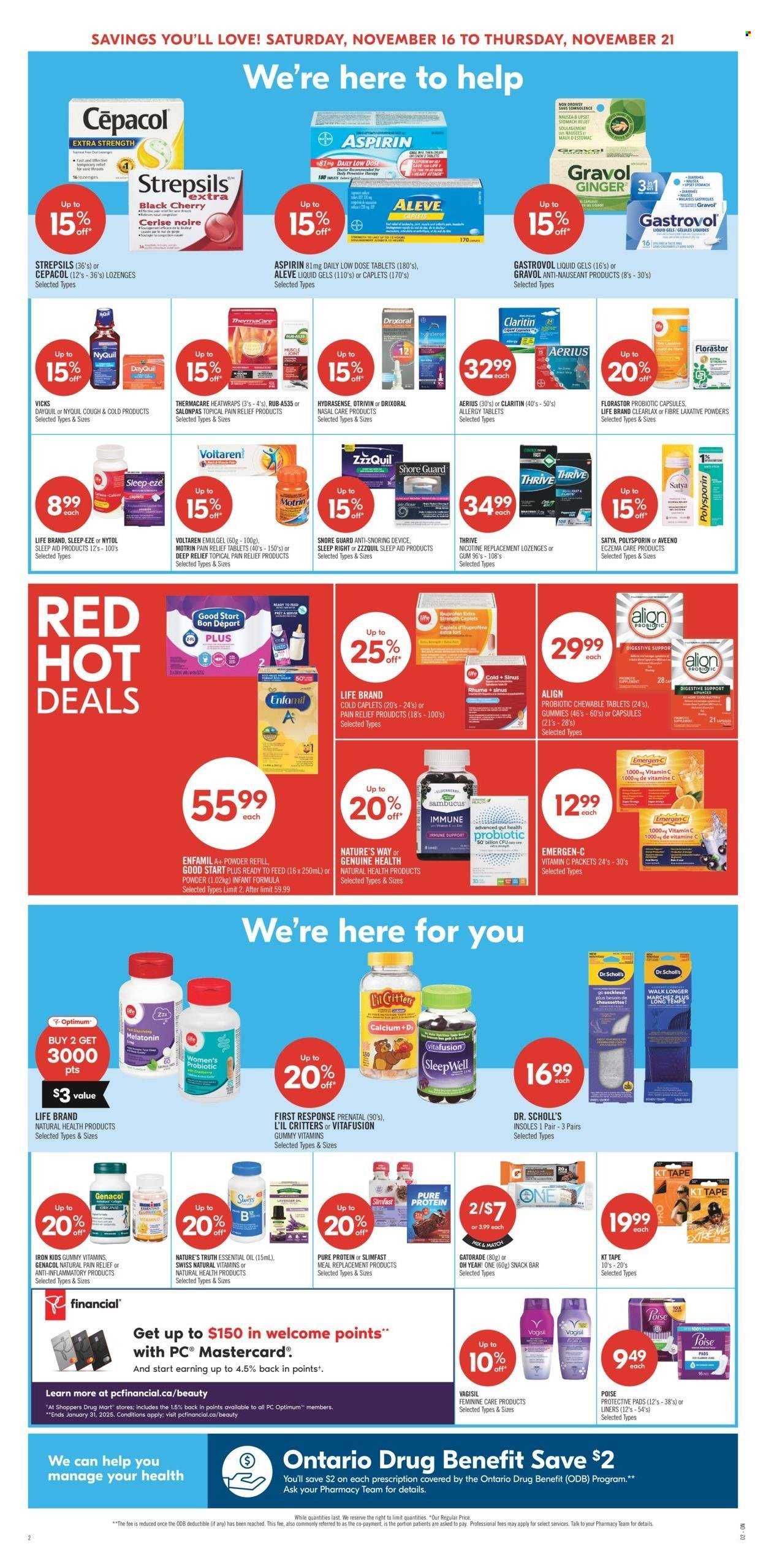 Shoppers Drug Mart flyer - November 16, 2024 - November 21, 2024. Page 4