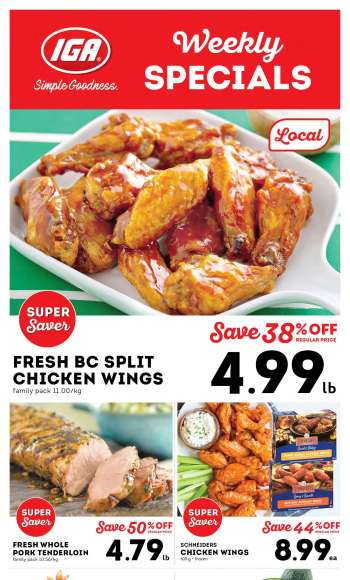 IGA Simple Goodness Flyer - November 15, 2024 - November 21, 2024.