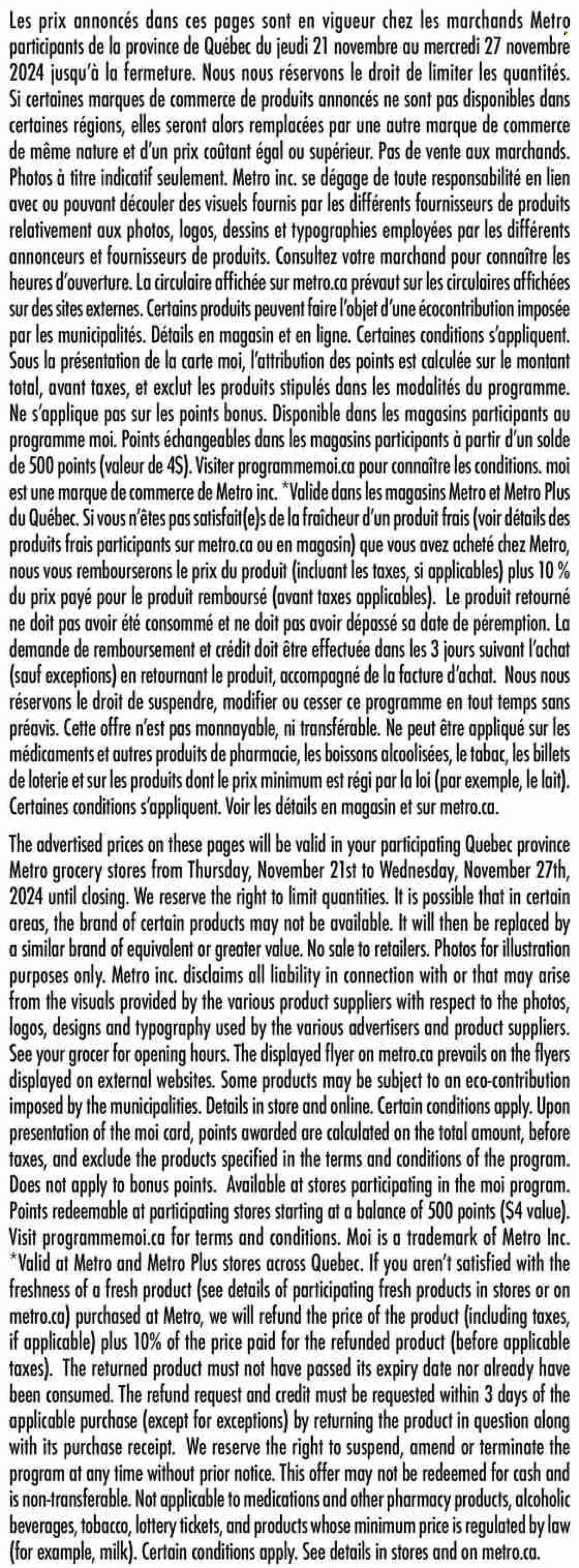 Metro flyer - November 21, 2024 - November 27, 2024. Page 21