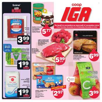 IGA Flyer - November 21, 2024 - November 27, 2024.