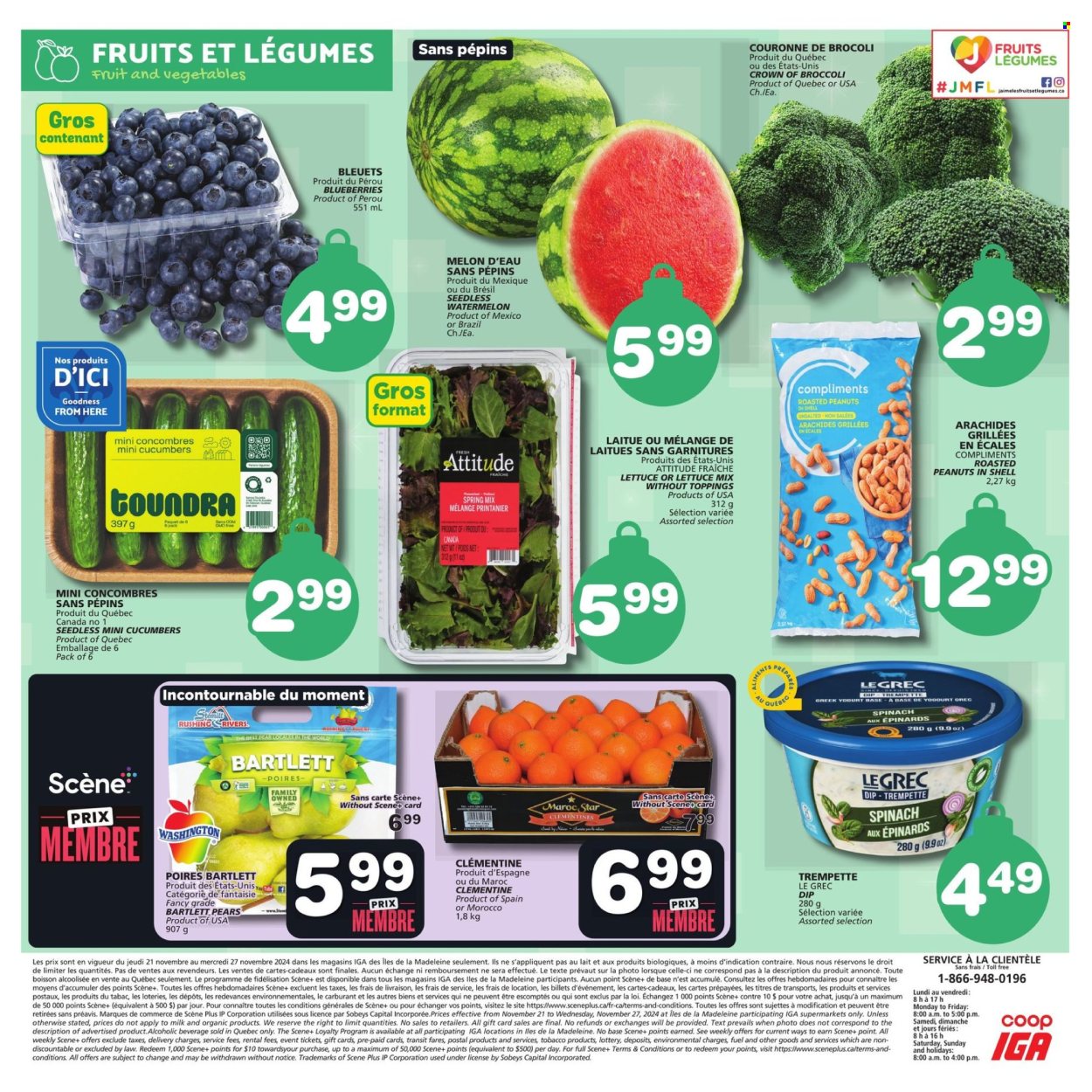 IGA flyer - November 21, 2024 - November 27, 2024. Page 7