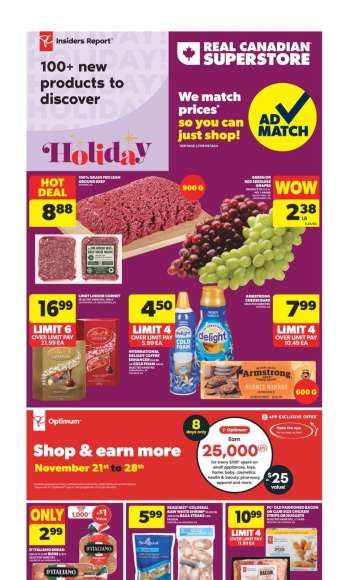 Real Canadian Superstore Flyer - November 21, 2024 - November 27, 2024.