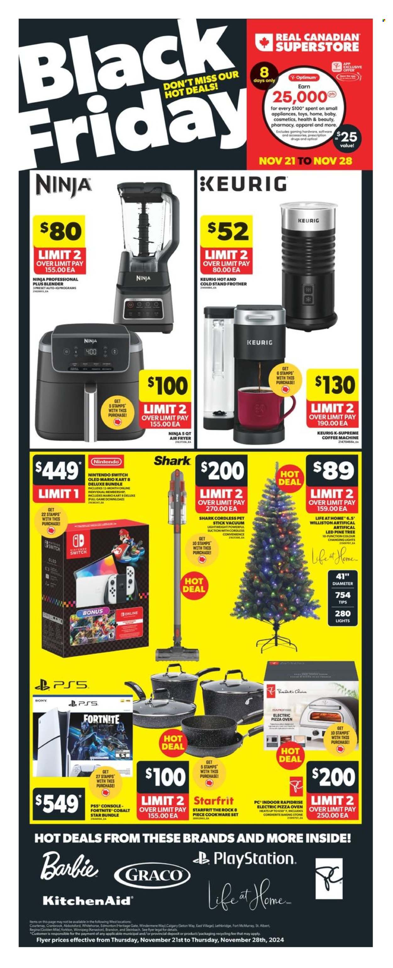 Real Canadian Superstore flyer - November 21, 2024 - November 28, 2024. Page 1