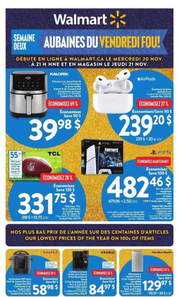 Circulaire Walmart - 20 Novembre 2024 - 27 Novembre 2024.