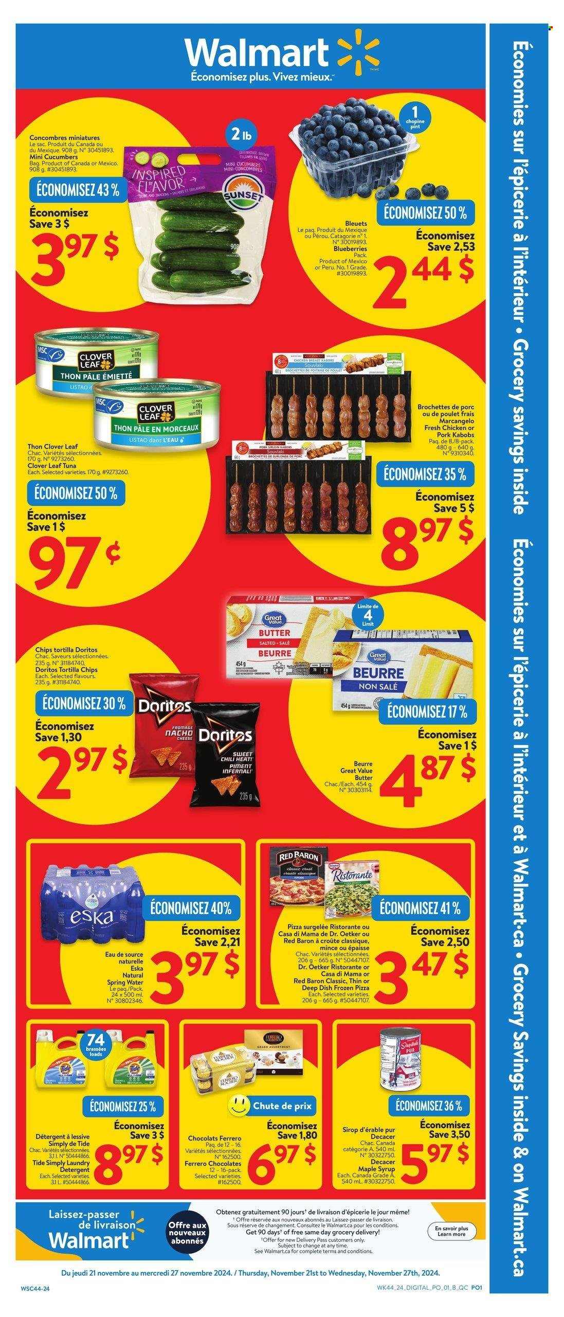 Walmart flyer - November 21, 2024 - November 27, 2024. Page 1