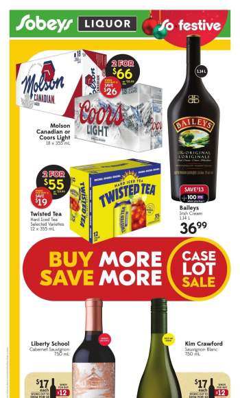 Circulaire Sobeys Liquor - 21 Novembre 2024 - 27 Novembre 2024.