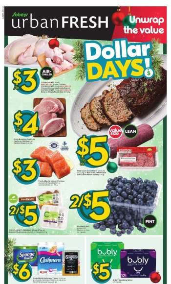 Sobeys Urban Fresh Flyer - November 21, 2024 - November 27, 2024.