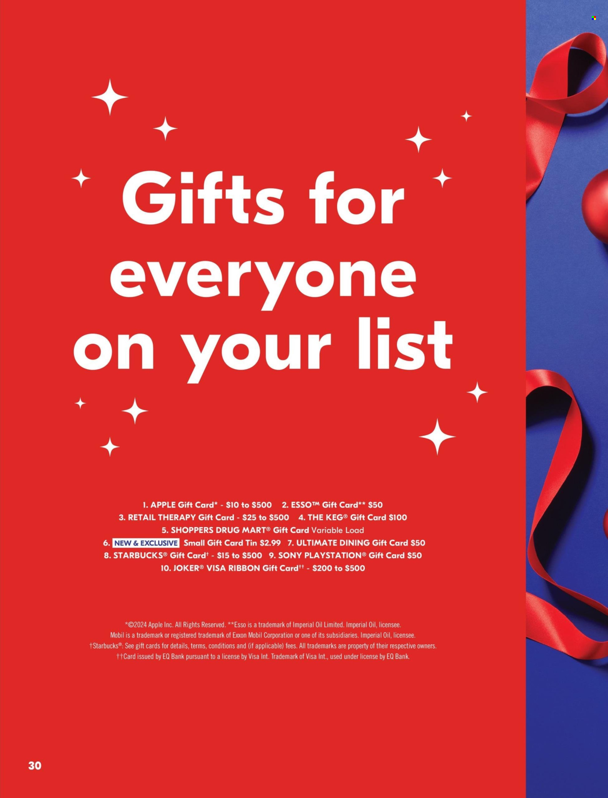 Shoppers Drug Mart flyer - November 23, 2024 - December 20, 2024. Page 30