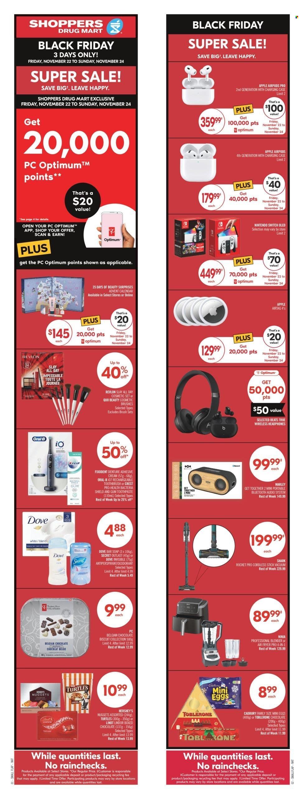 Shoppers Drug Mart flyer - November 23, 2024 - November 28, 2024. Page 1