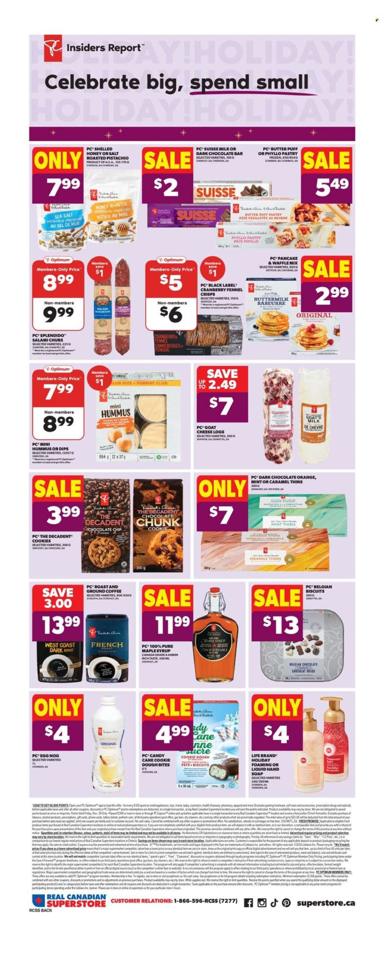 Real Canadian Superstore flyer - November 28, 2024 - December 04, 2024. Page 6