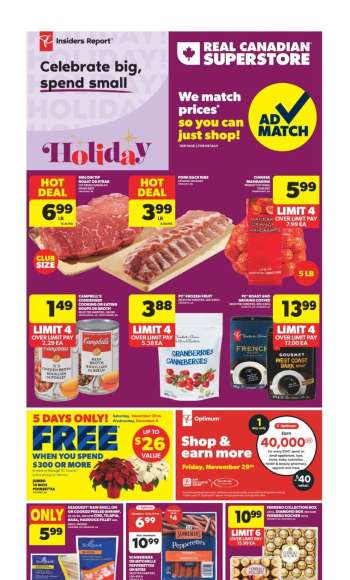 Real Canadian Superstore Flyer - November 28, 2024 - December 04, 2024.