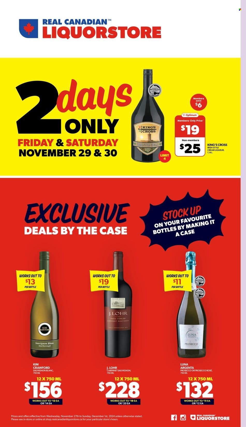 Real Canadian Liquorstore flyer - November 27, 2024 - December 01, 2024. Page 1
