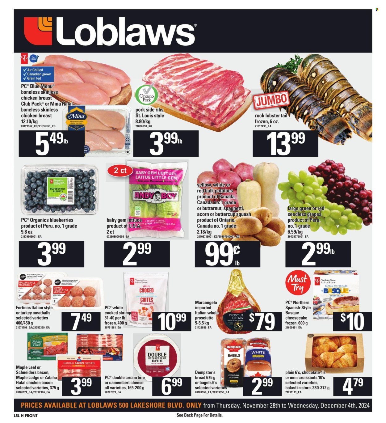 Loblaws flyer - November 28, 2024 - December 04, 2024. Page 1