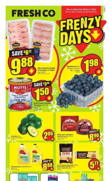 FreshCo. Flyer - November 28, 2024 - December 04, 2024.