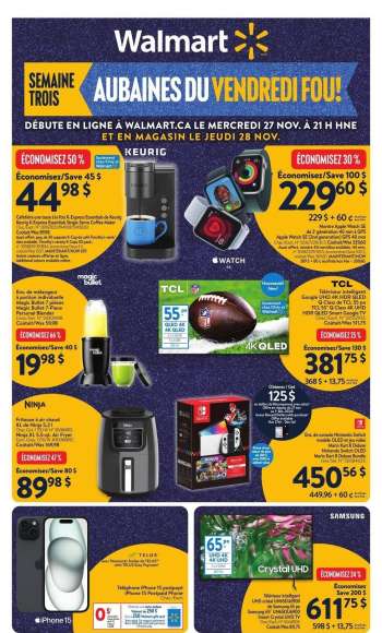 Circulaire Walmart - 27 Novembre 2024 - 04 Décembre 2024.