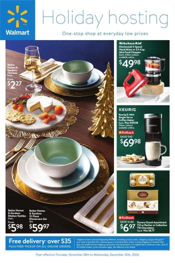 Walmart Flyer - November 28, 2024 - December 25, 2024.