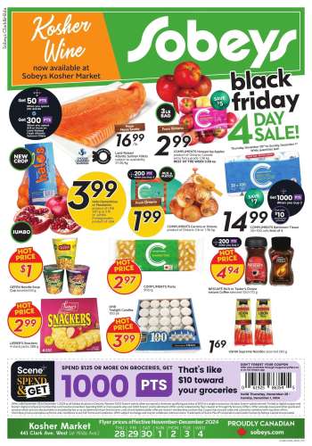 Sobeys Flyer - November 28, 2024 - December 04, 2024.