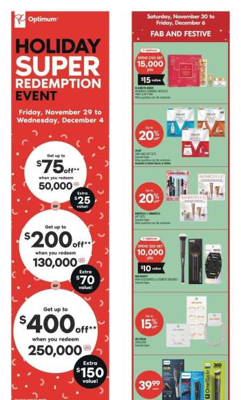 Shoppers Drug Mart Flyer - November 30, 2024 - December 06, 2024.