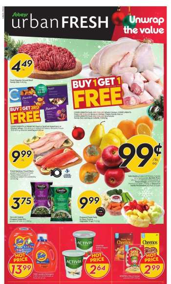 Sobeys Urban Fresh Flyer - December 05, 2024 - December 11, 2024.