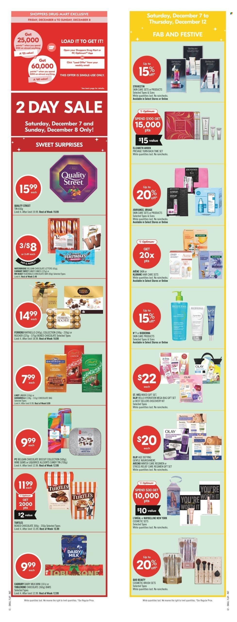 Shoppers Drug Mart flyer - December 07, 2024 - December 12, 2024. Page 1